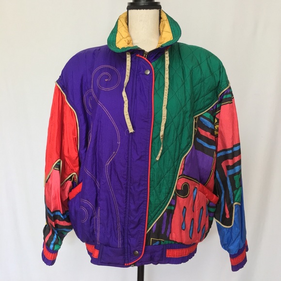 90s multicolor jacket